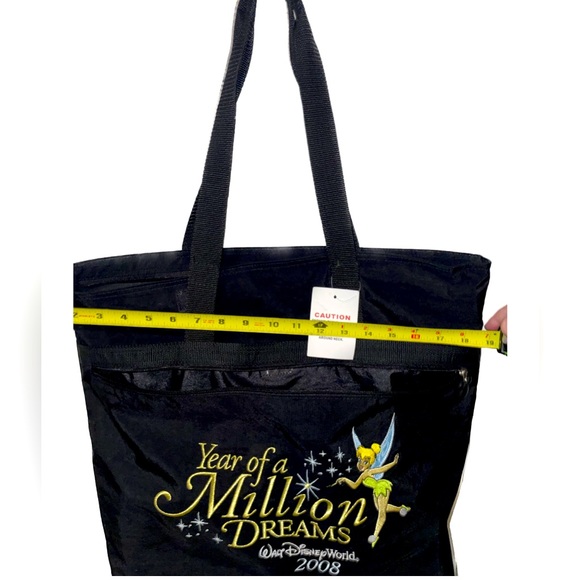 Rare NWT year of a million dreams:Walt Disney World 2008 tote bag/Tinkerbell 🪄 - Picture 4 of 15